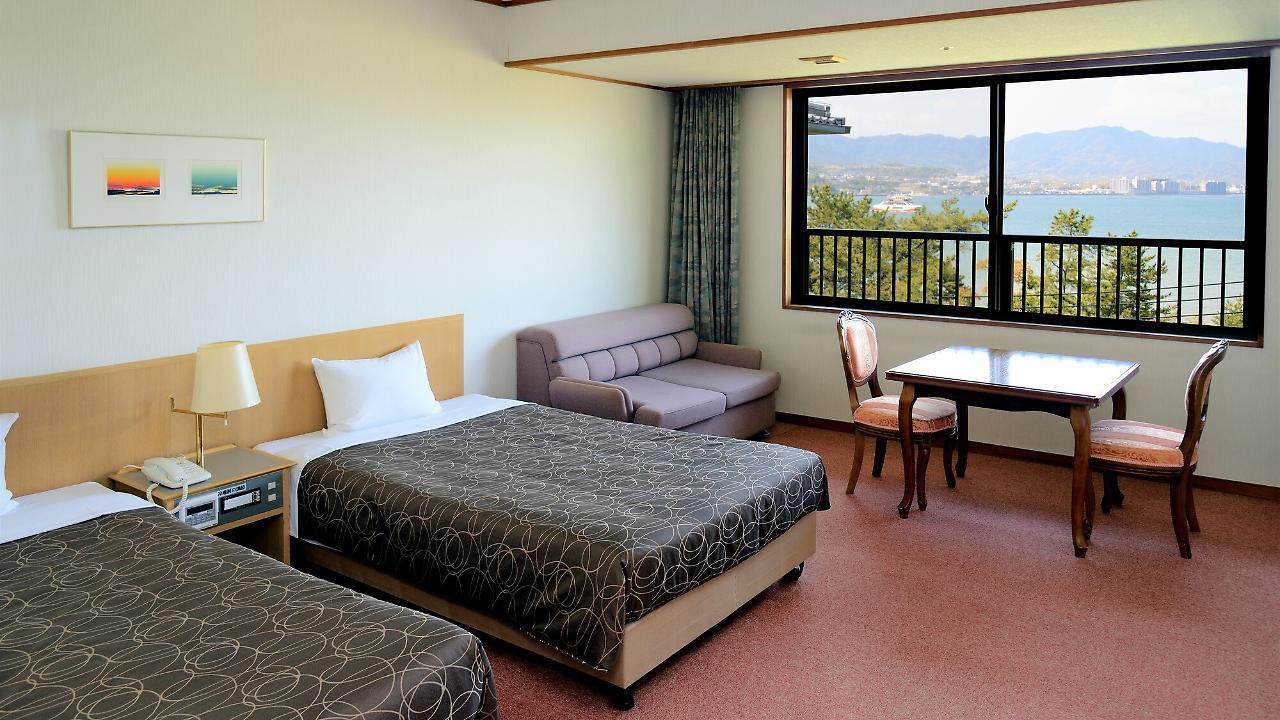 Hotel Miyajima Morinoyado Hatsukaichi Esterno foto